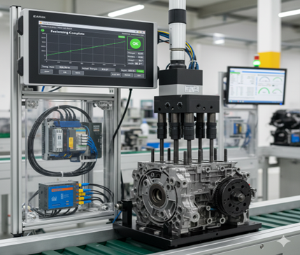 Nut Runner PLC Integration Robot